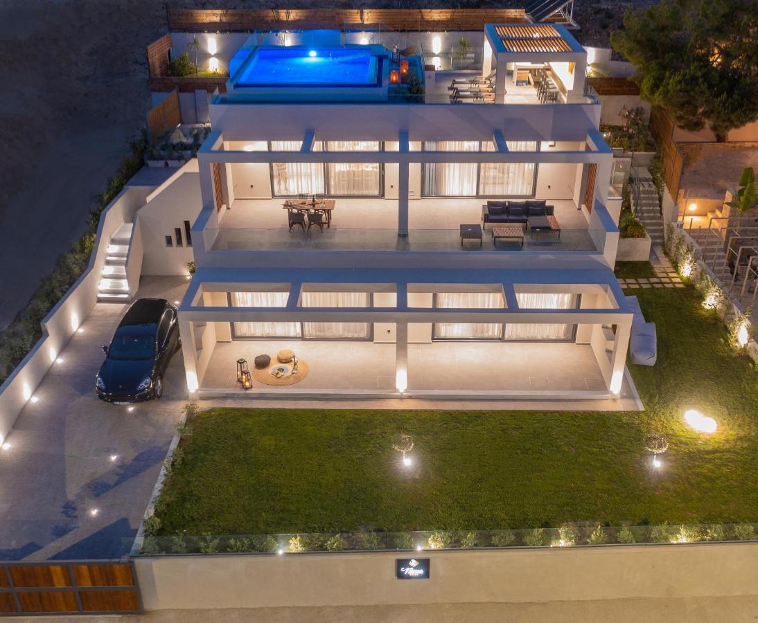 Nerea Seafront Villa, A Pristine Retreat, By Thinkvilla Akrotíri Kültér fotó